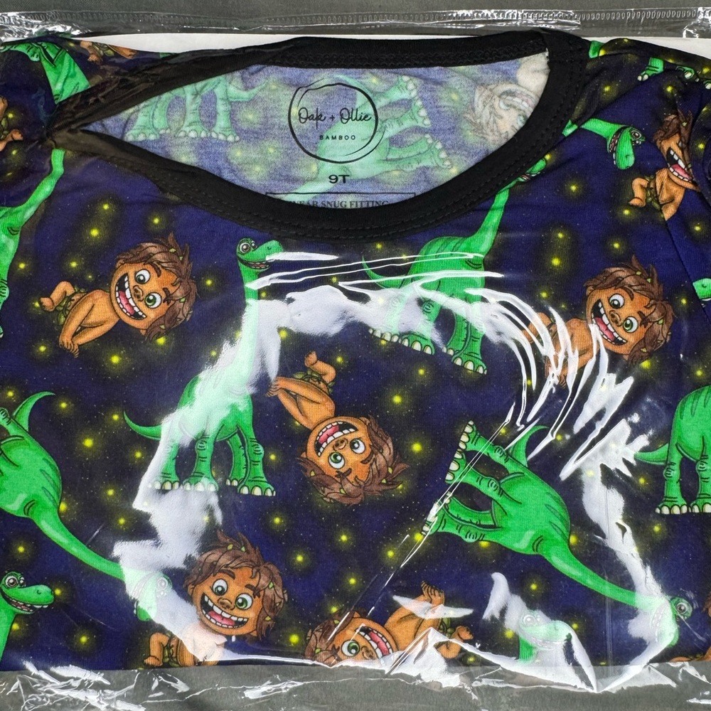 Good Dino Bamboo Pajama Set- used